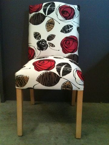 Red Rose Dining Chair